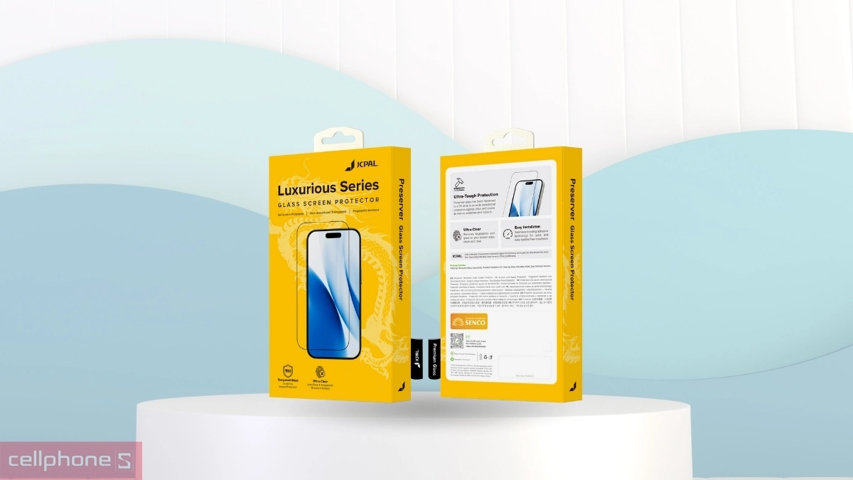 Bề mặt phủ lớp hạn chế vân tay và giảm loá