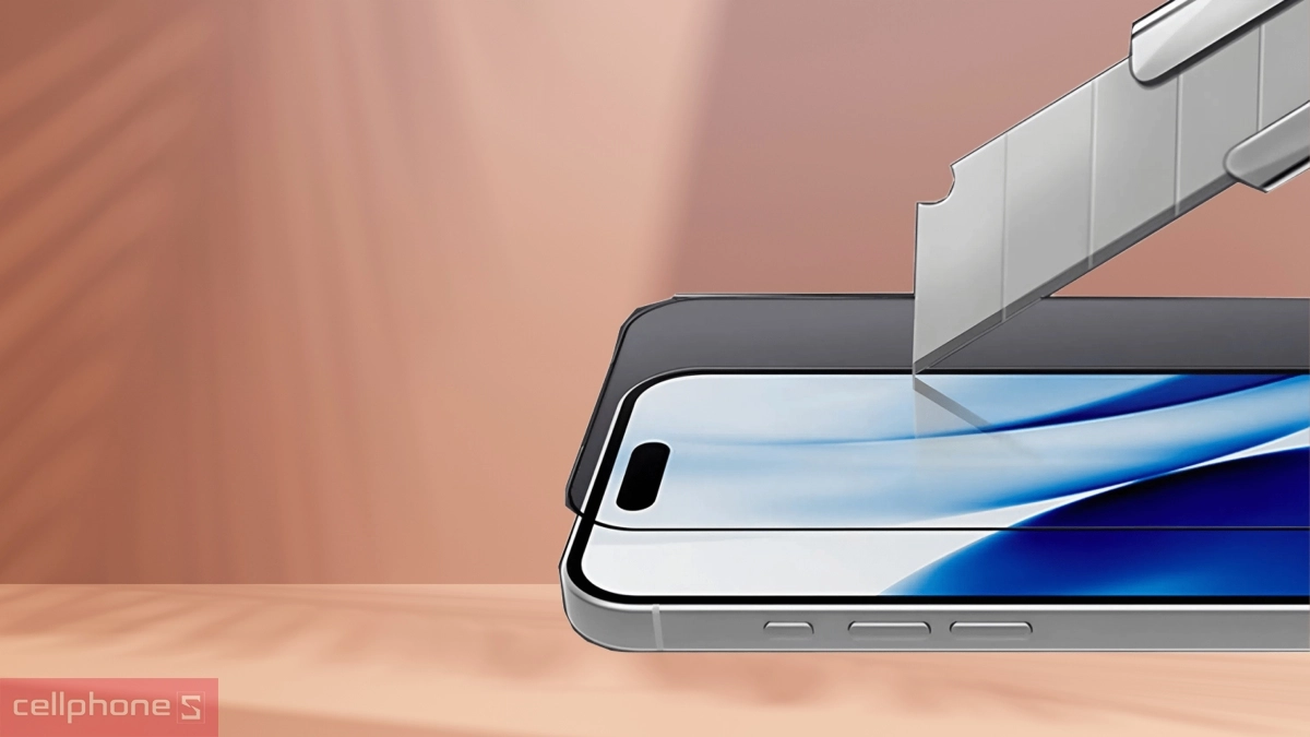 Kính cường lực iPhone 17 Pro Max JCPAL Full – Độ cứng 9H, chống vân tay