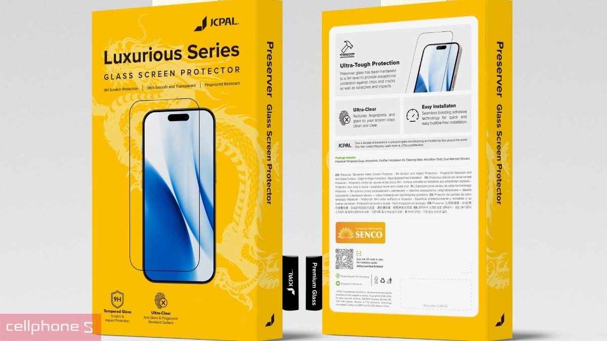 Kính cường lực iPhone Air JCPal Full - Chất lượng ấn tượng