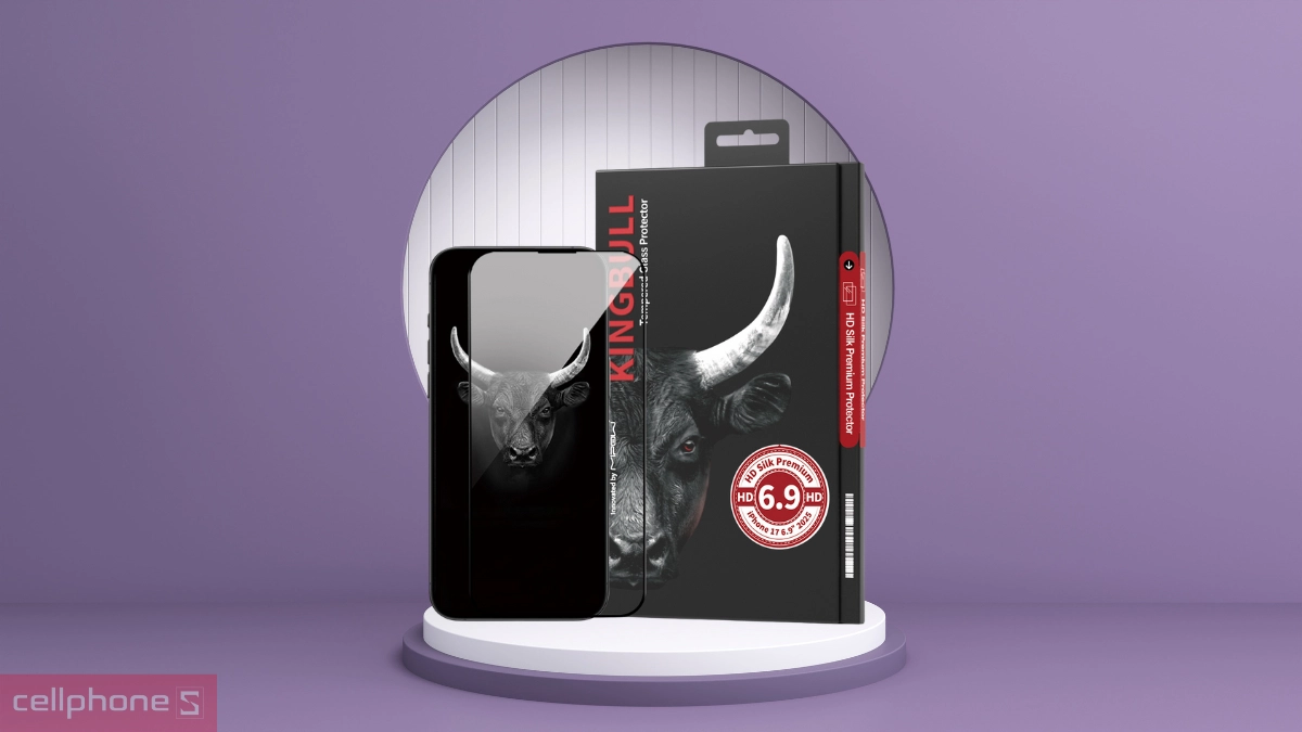 Mặt kính độ trong cao, cảm ứng nhạy, giảm bám dấu tay