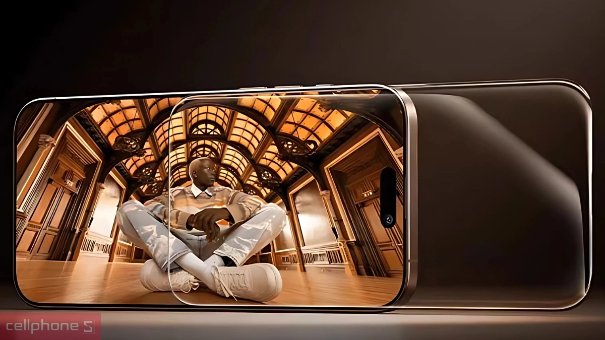 Kính cường lực iPhone 17 Pro Max Mipow Premium full - Bảo vệ bền chắc toàn màn hình