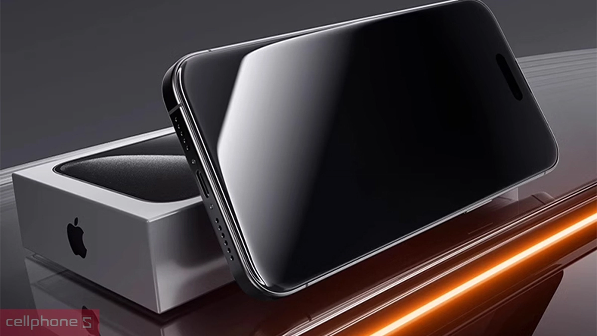 Khả năng bảo vệ toàn diện của kính cường lực iPhone 17 Pro Mipow chống nhìn trộm Premium Full