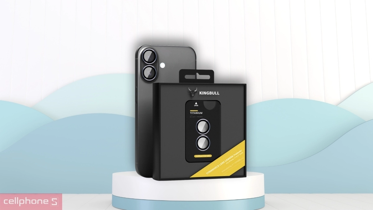 Khả năng bảo vệ ống kính tối ưu của miếng dán camera iPhone 17 Mipow