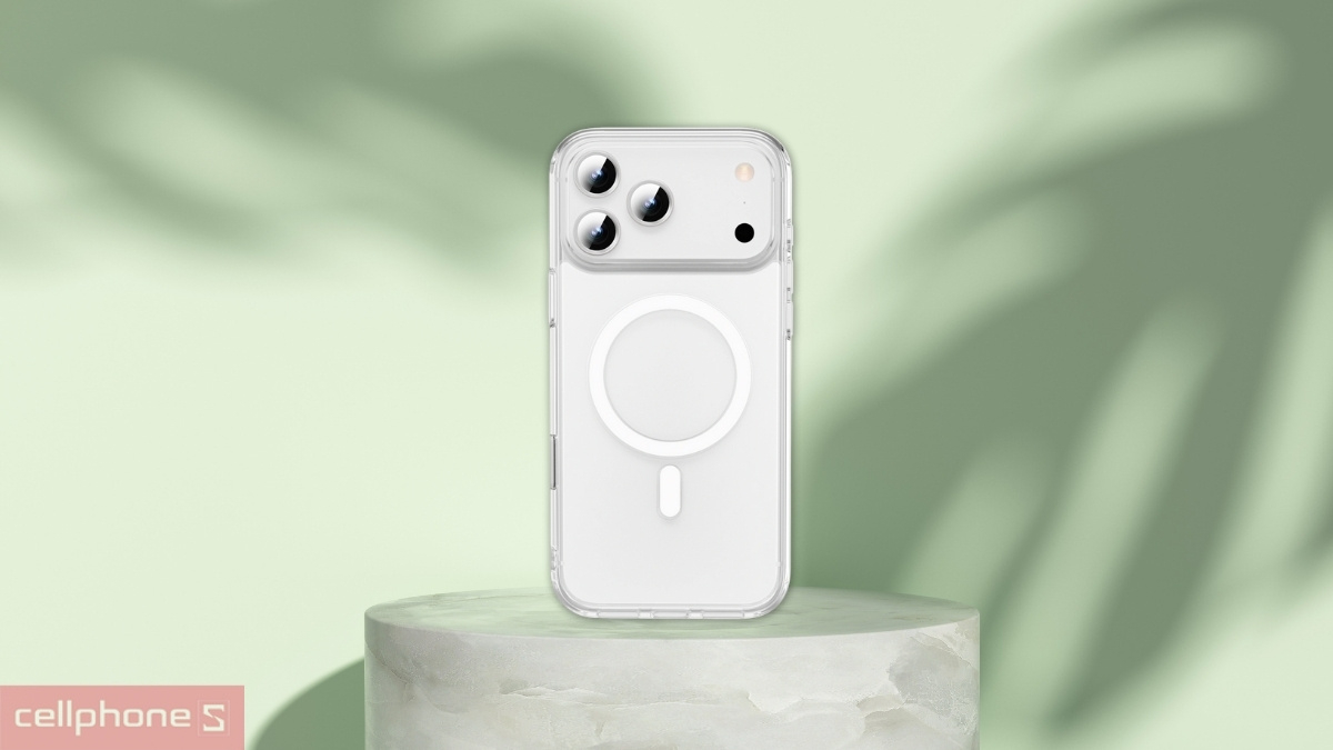 Ốp lưng iPhone 17 Pro Wiwu Dynamic Pro MCC-102 Transparent trong suốt - Bảo vệ tối ưu 