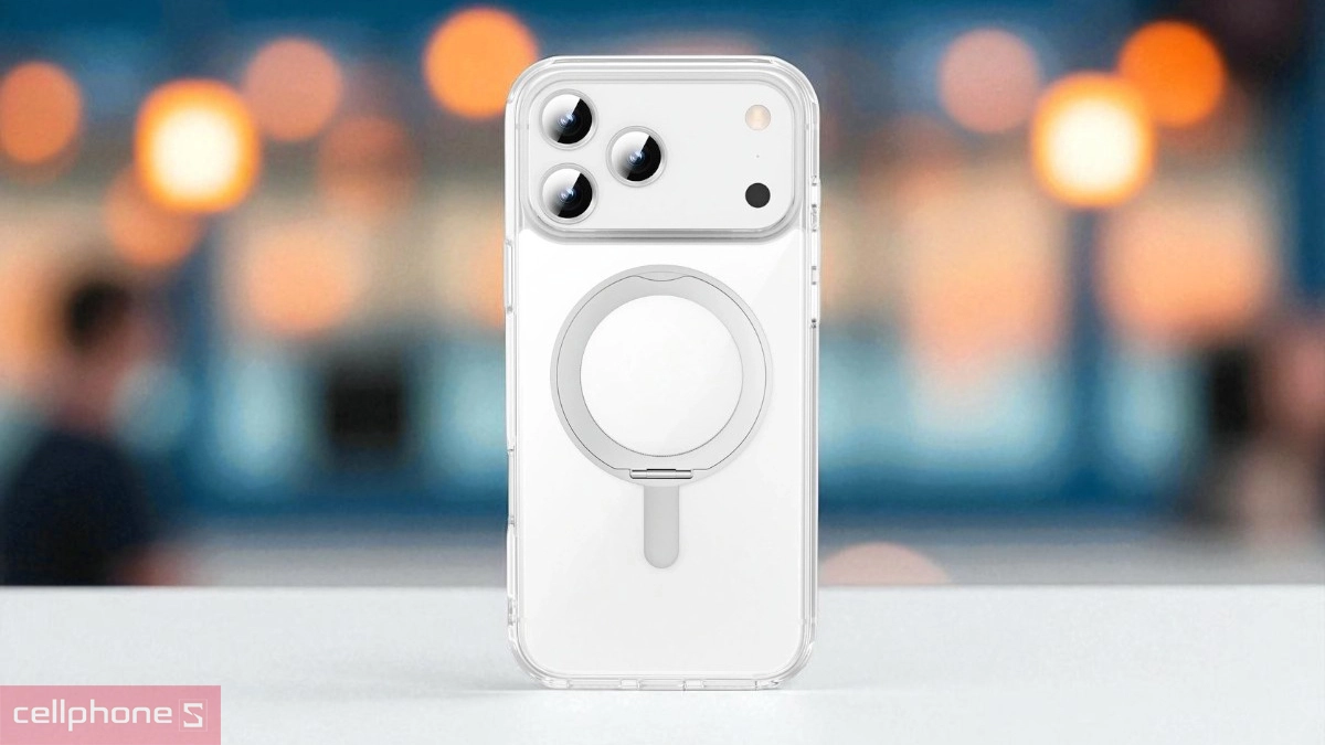 Ốp lưng iPhone 17 Pro Max Wiwu IShield Ultra MCC-201 Transparent trong suốt - Bảo vệ chắc chắn, giữ nguyên vẻ đẹp máy