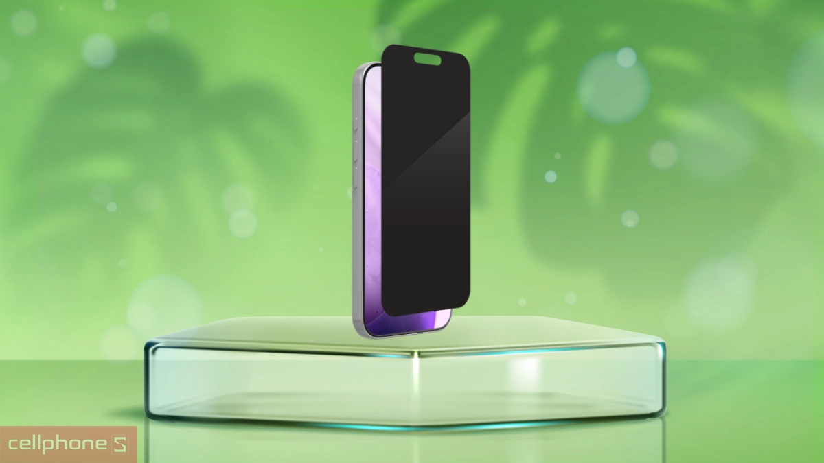 Khả năng chống trầy xước, va đập của kính cường lực iPhone 17 Pro chống nhìn trộm Invisibleshield XTR