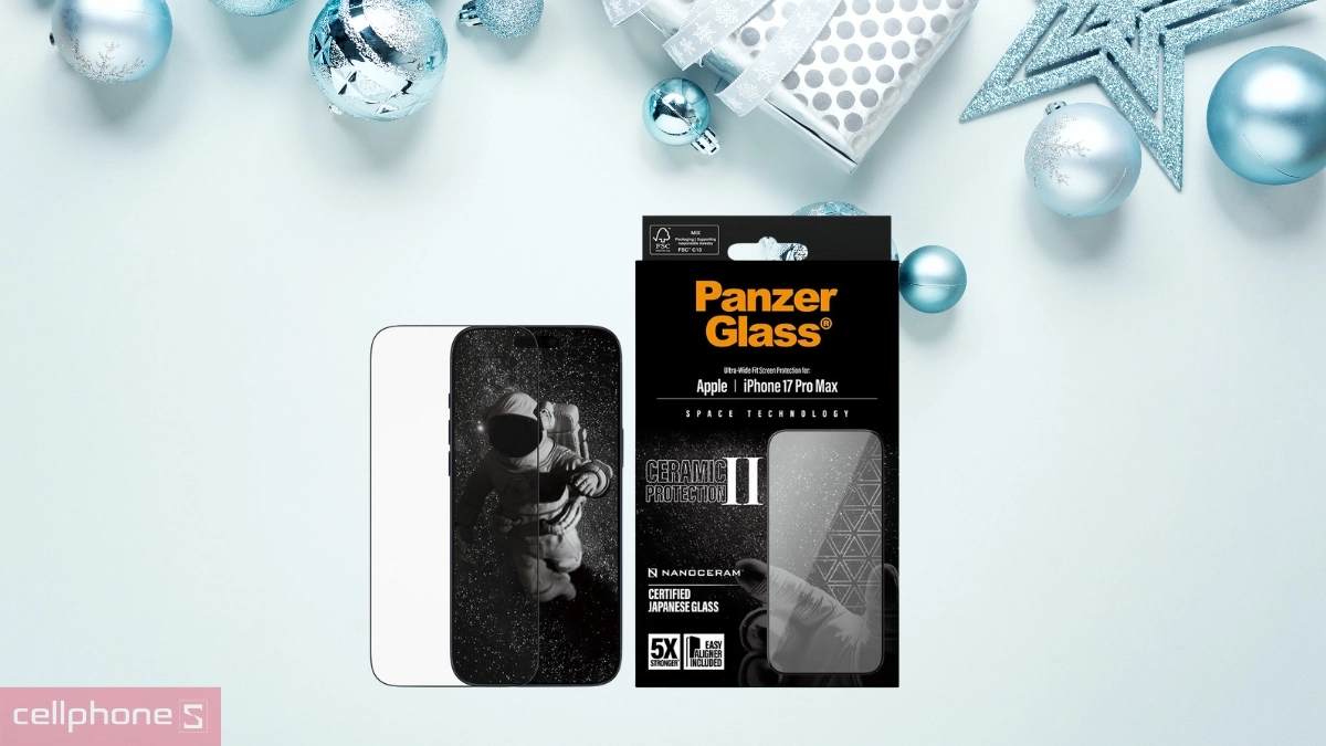 Kính cường lực iPhone 17 Pro Max