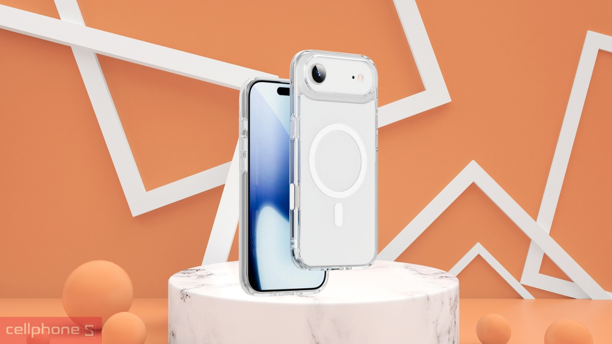 Vật liệu bền chắc, trong suốt, phím bấm và cổng cắt gọn gàng