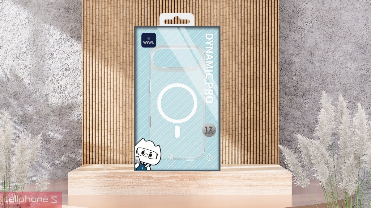 Vật liệu bền chắc, trong suốt, phím bấm và cổng cắt gọn gàng