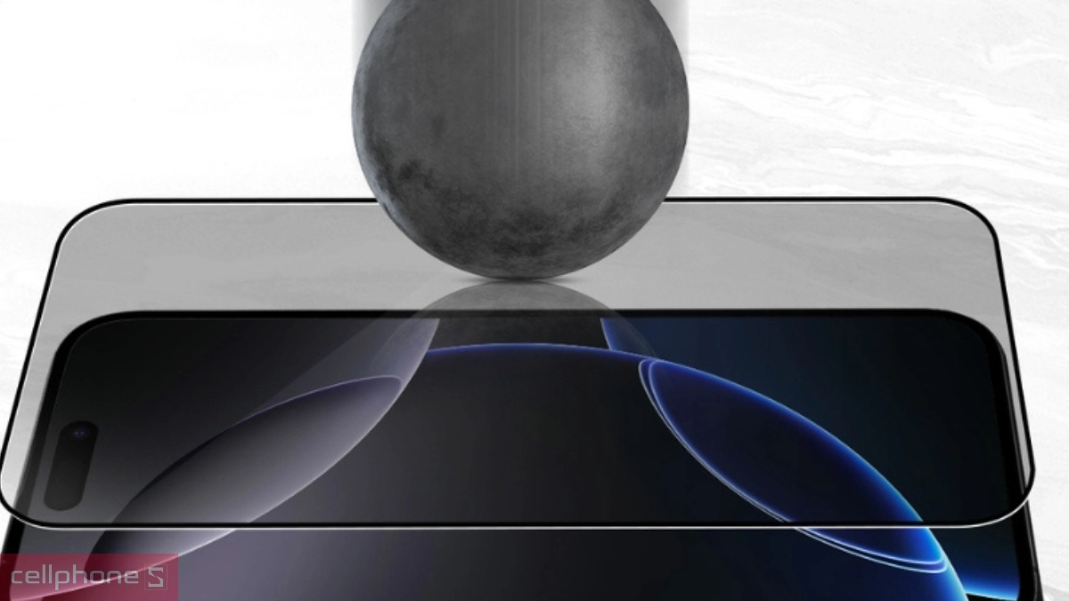 Kính cường lực iPhone Air Zeelot Solidsleek chống nhìn trộm Full - Thiết kế giảm thiểu trầy xước khi dùng