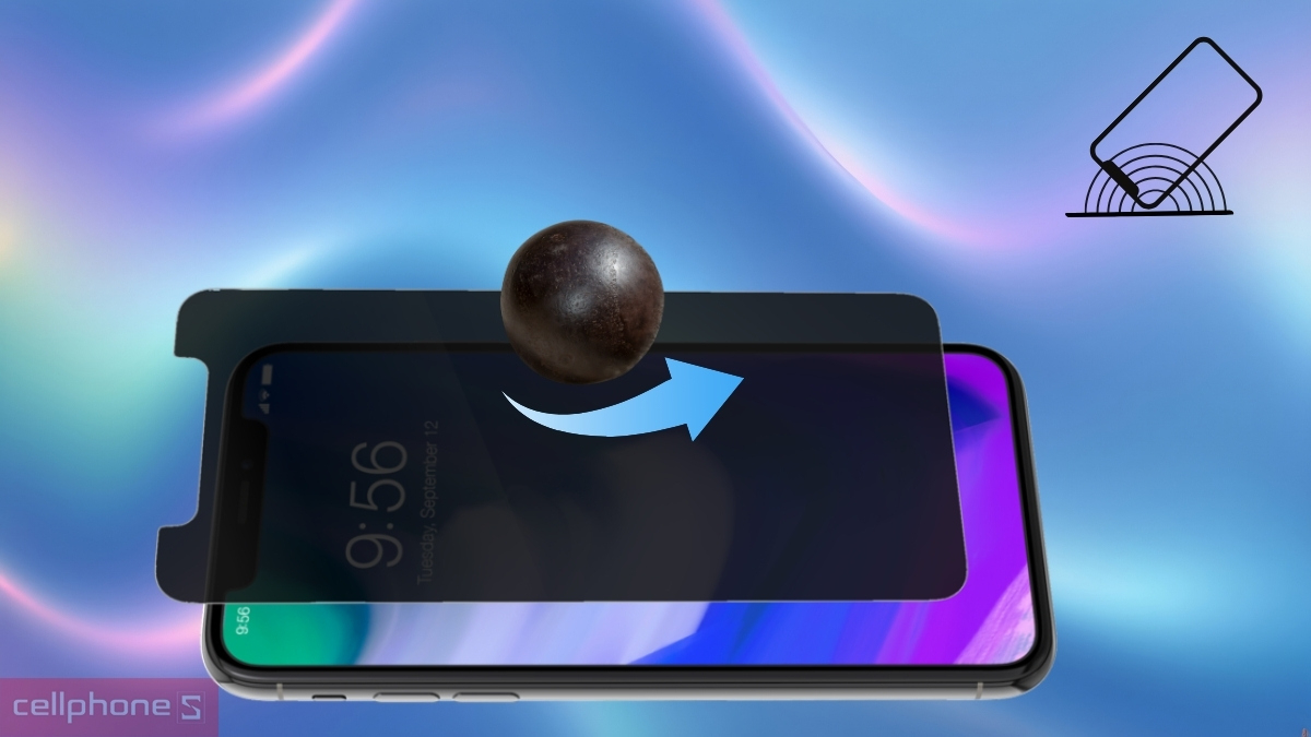 Độ bền kính cường lực iPhone 11 Pro/Xs/X Invisibleshield