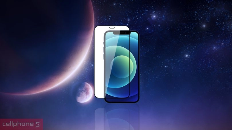 Miếng dán cường lực iPhone 11 Pro Mibow Kingbull HD Premium chống UV, cứng cáp