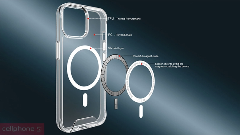 Ốp lưng iPhone 15 Jinya with Magsafe