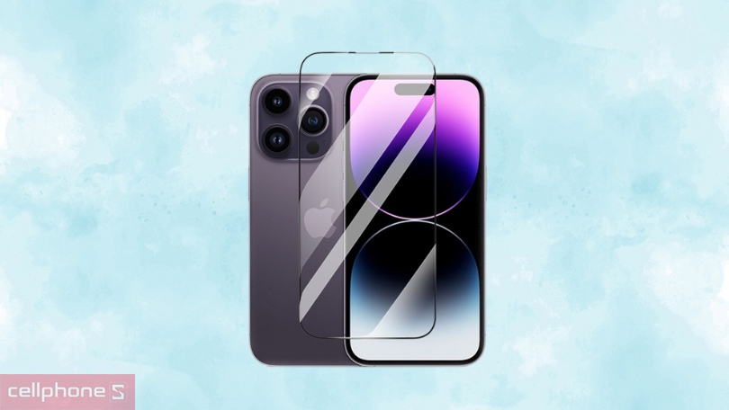 Kính cường lực iPhone 15 Pro Mocoll - Cứng cáp, bền bỉ, chống nước