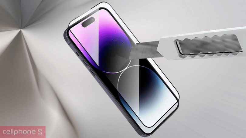 Kính cường lực iPhone 15 Pro Max Mocoll - Bảo vệ tối ưu và chống bám vân tay ấn tượng