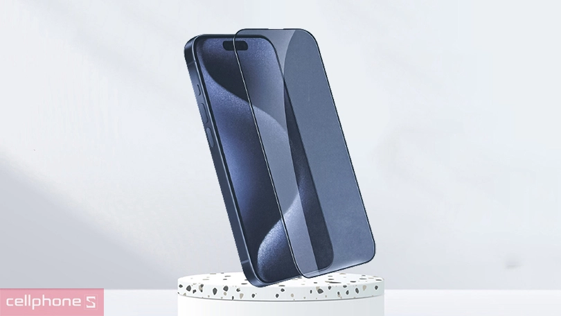 Dán cường lực iPhone 15 chống va đập T-Rex Full cao cấp