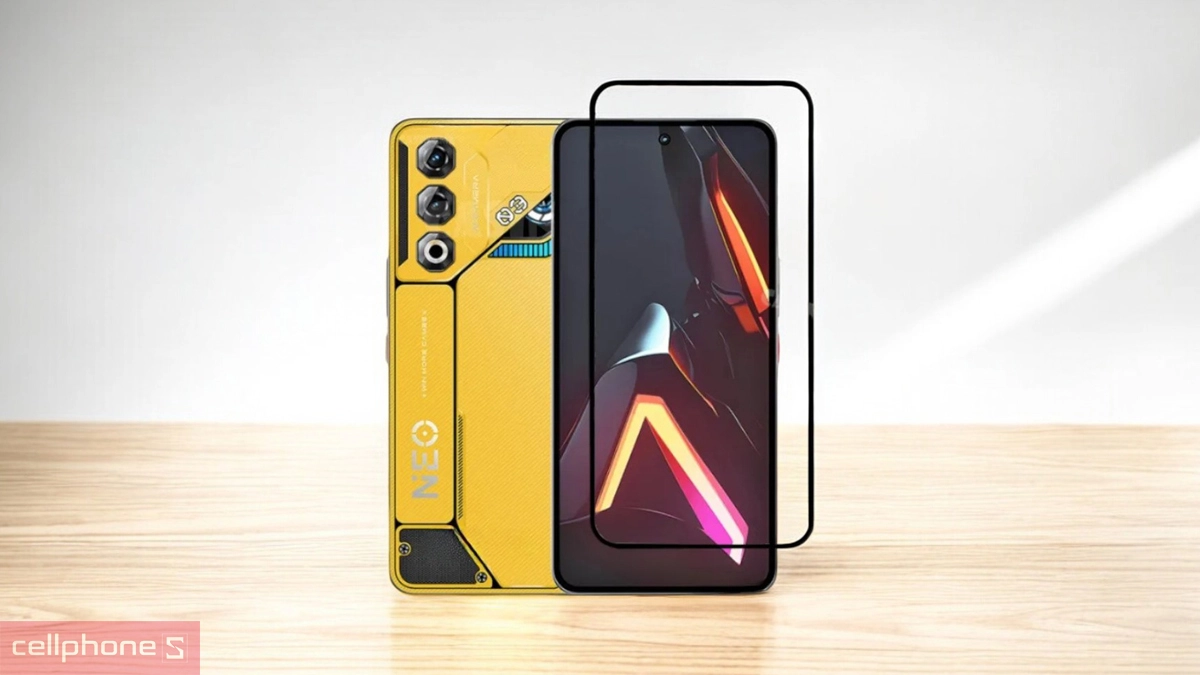 Chức năng hạn chế bám bẩn kính cường lực Nubia Neo 3 GT Full
