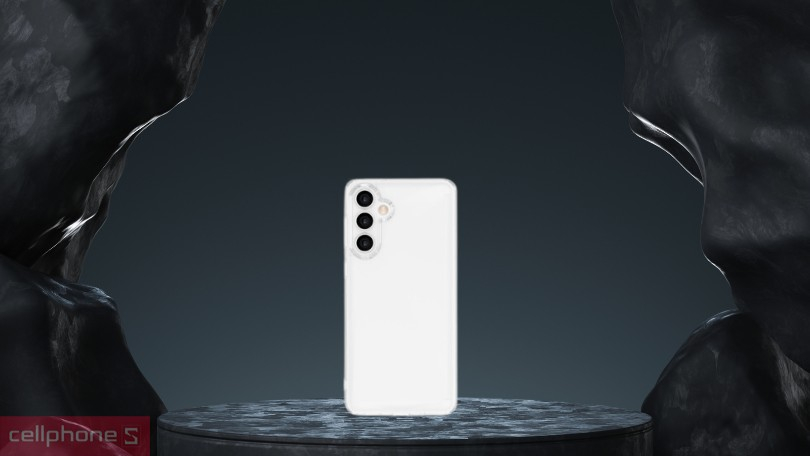 Ốp lưng Samsung Galaxy M55 OU dẻo trong dẻo dai, bám chắc nhờ chất liệu silicon