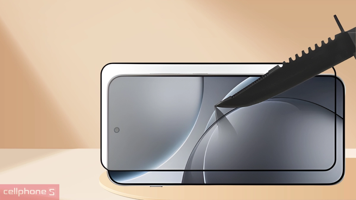 Cường lực mỏng trong suốt, hạn chế bám dấu vân tay