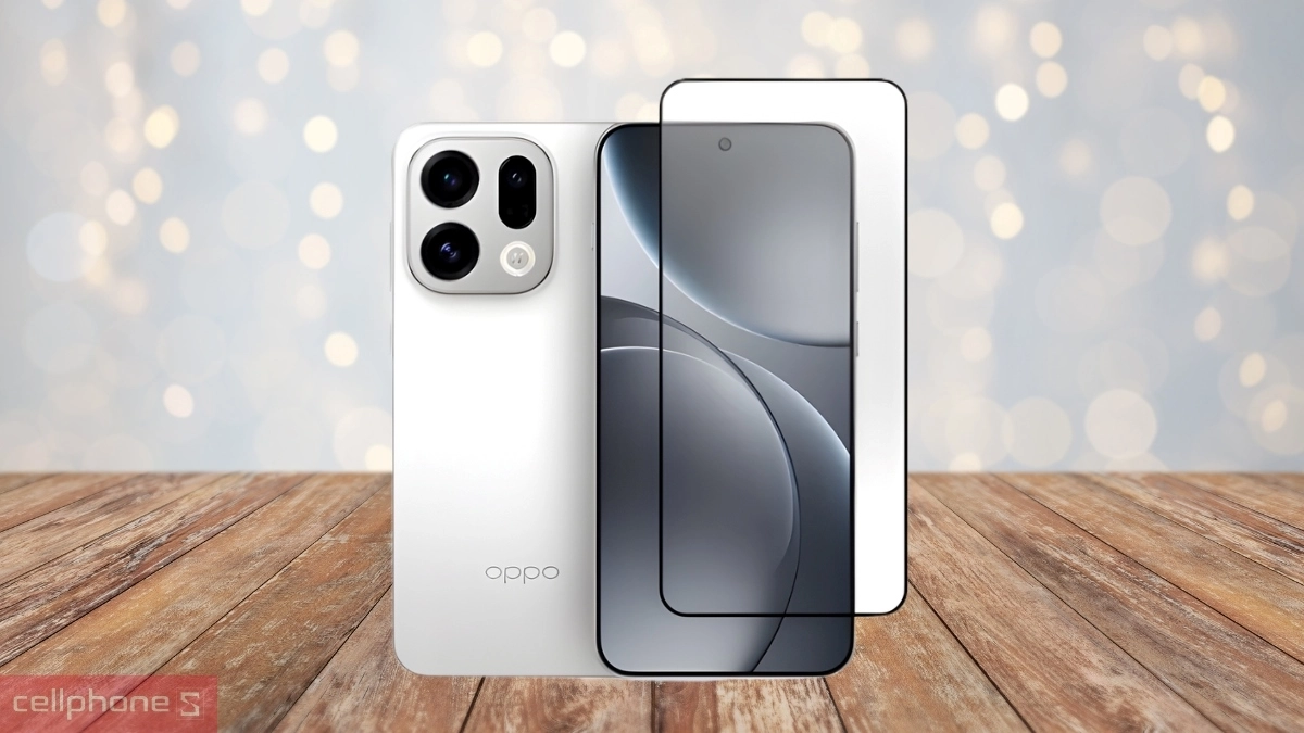 Thiết kế kính cường lực Oppo Find X9 Zeelot Solidsleek Full