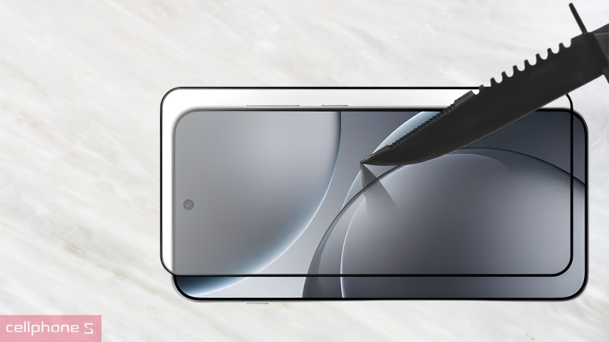 Chất liệu kính cường lực Oppo Find X9 Zeelot Solidsleek Full
