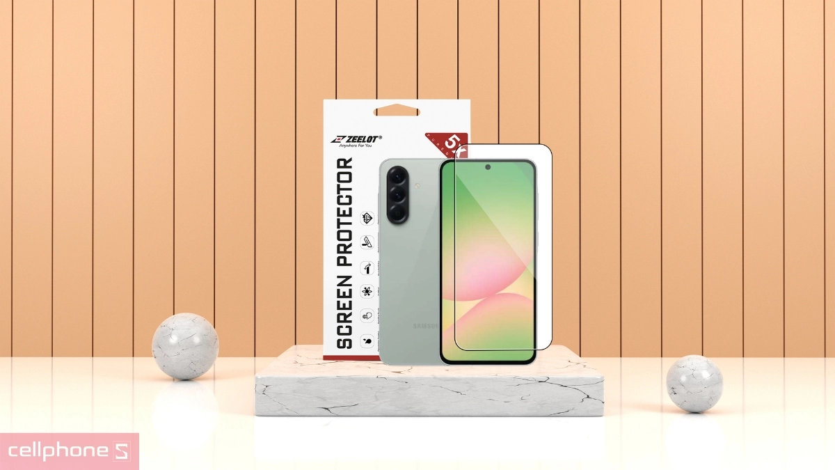 Khả năng kháng trầy của kính cường lực Samsung Galaxy A57 Zeelot Full viền
