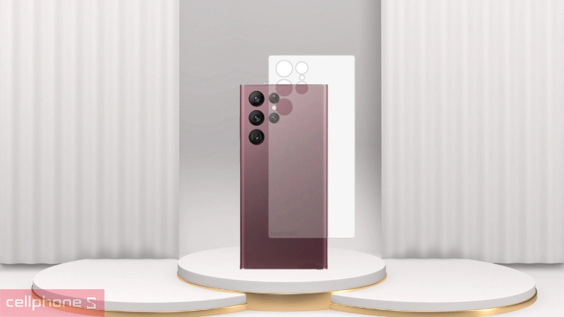 Dán màn hình PPF Full cao cấp mặt sau Samsung Galaxy S23 Ultra - Trong suốt, bảo vệ toàn diện