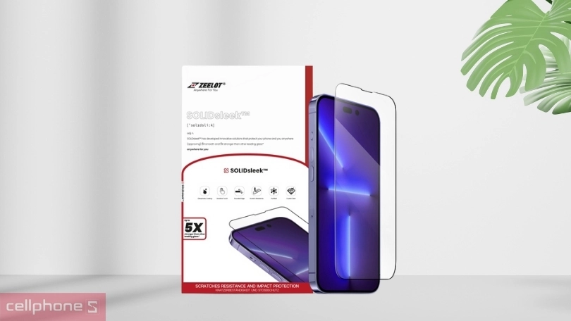 Cường lực Zeelot SOLIDsleek