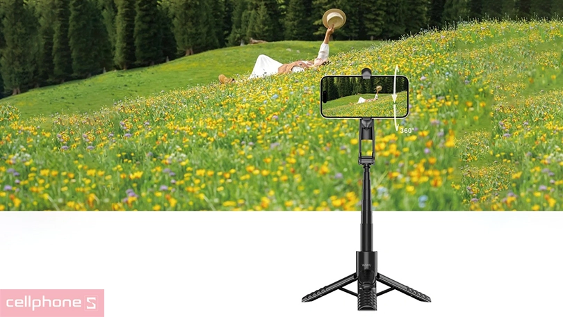 Kết nối gậy chụp ảnh Selfie WIWU Magnetic SE014