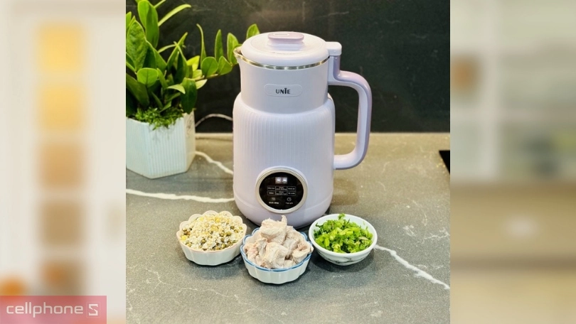 Hướng dẫn nấu sữa hạt thơm ngon bằng máy làm sữa hạt UNIE UMB08