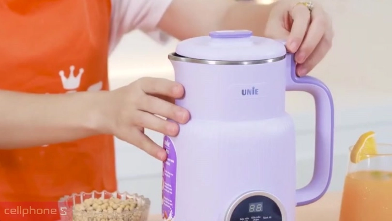 Hướng dẫn sử dụng máy làm sữa hạt UNIE UMB08 chi tiết