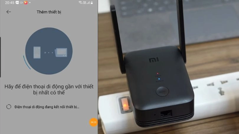 Cách kết nối thiết bị phát sóng Wifi Xiaomi Mi Wifi Extender AC1200
