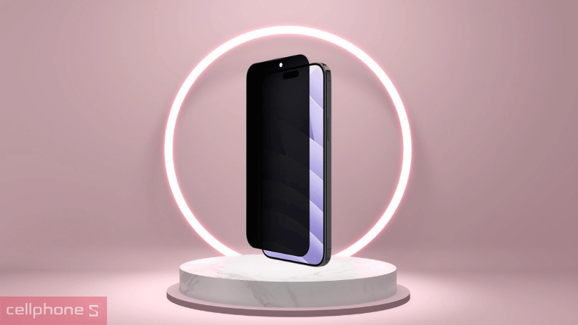 Dán cường lực iPhone 15 Pro JCPAL - Chống nhìn trộm hiệu quả