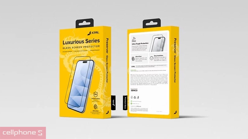 Dán cường lực iPhone 15 Pro Max JCPAL – Bảo vệ hoàn hảo và tối ưu cho iPhone 15 Pro Max