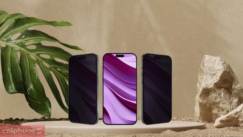 Độ bền kính cường lực iPhone 16 Pro Jcpal chống nhìn trộm