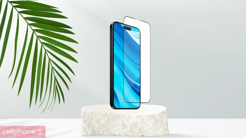 CHất lượng kính cường lực iPhone 16 Pro JCPal Full
