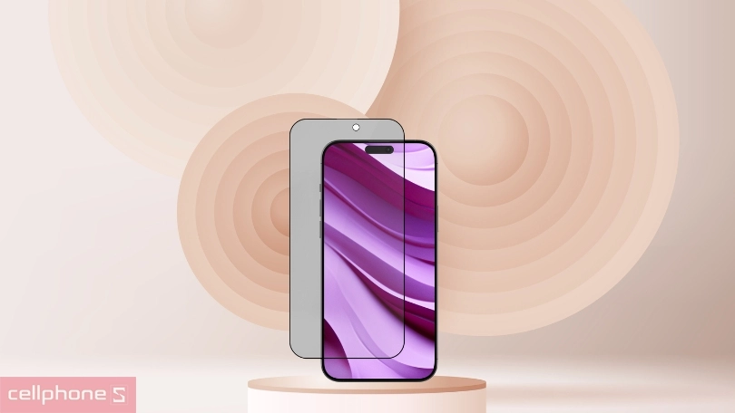 Chất lượng kính cường lực iPhone 16 Pro Max JCPAL chống nhìn trộm
