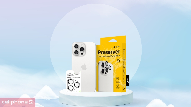 Chất lượng miếng dán camera iPhone 16 Pro/16 Pro Max Jcpal