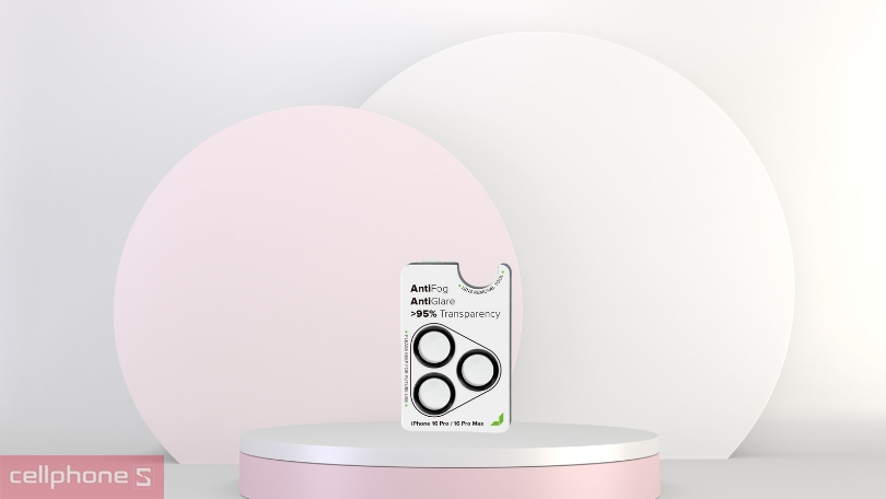 Thiết kế miếng dán camera iPhone 16 Pro/16 Pro Max Jcpal