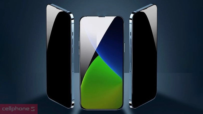 Kính cường lực iPhone 15 Mipow Premium Privacy chống nhìn trộm