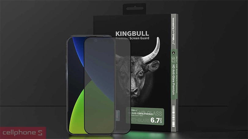 Apple iPhone 15 Pro Max dán chống va đập Mipow Anti-Glare Full cao cấp - Bảo vệ toàn diện