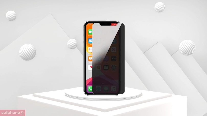 Kính cường lực iPhone 11 Mipow Premium Privacy