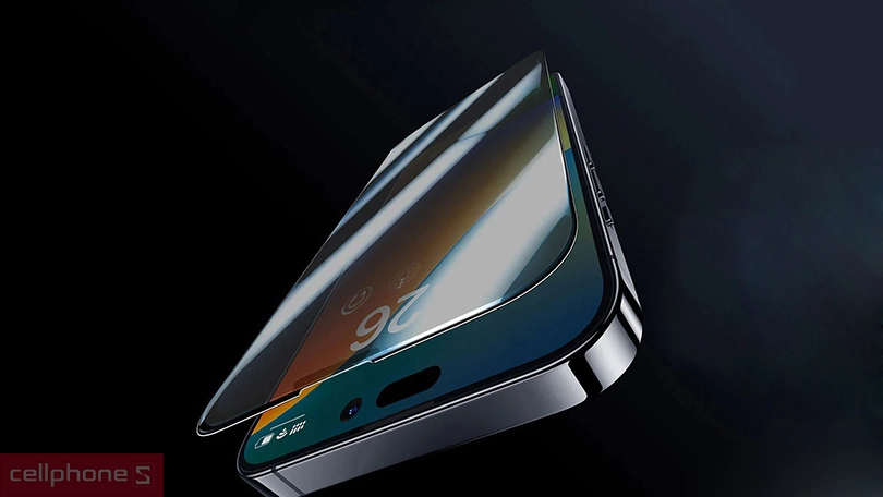 Kính cường lực nhám chống va đập iPhone 14 Pro Max Mipow Premium Matte