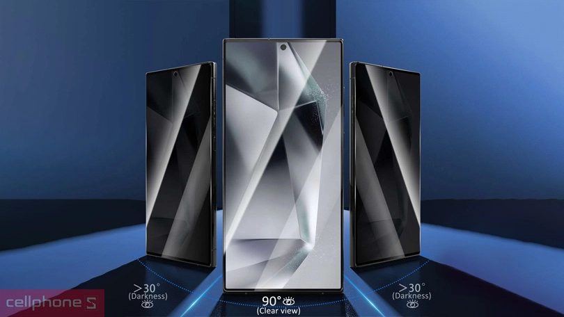 Kính cường lực Samsung Galaxy S24 Ultra Mipow Anti Spy Premium Full chống nhìn trộm – Bảo vệ thông tin cá nhân tối ưu