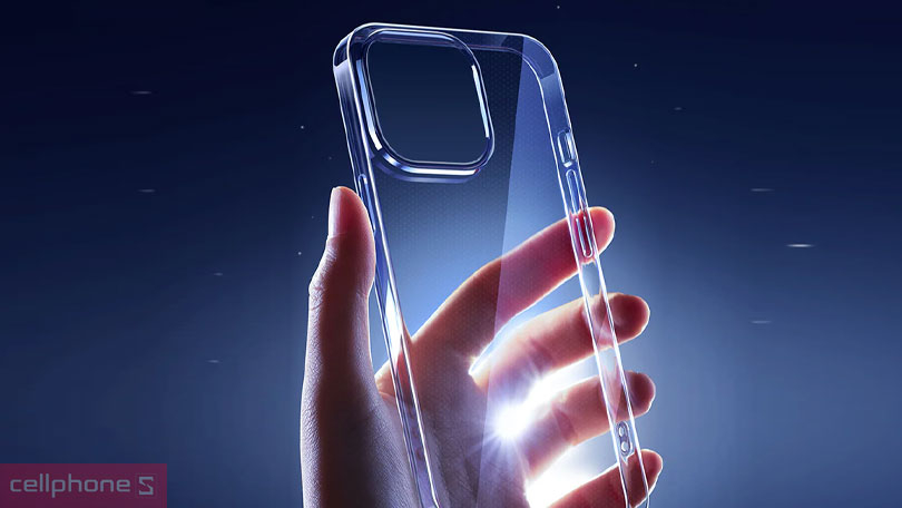 Ốp lưng Apple iPhone 14 Mipow Silicon Transparent