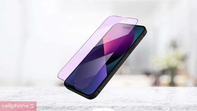 Kính cường lực Mocoll chống ánh sáng xanh cho iPhone 14 Pro Max