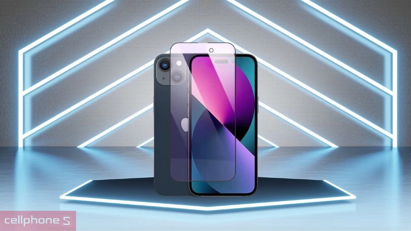 Kính cường lực Mocoll chống ánh sáng xanh cho iPhone 14 Pro Max