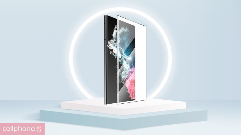 Kính cường lực Samsung Galaxy S23 Ultra Mocoll - Cứng cáp và cực nhạy cảm ứng