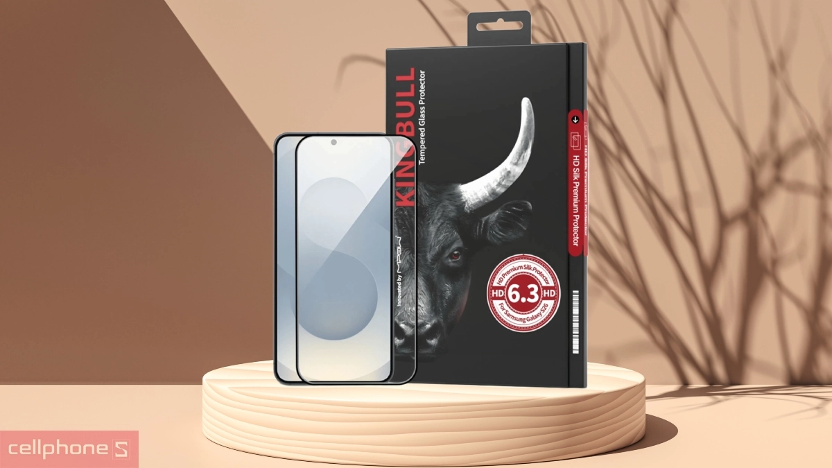 Kính cường lực Samsung Galaxy S26 Mipow Premium Full hiển thị HD