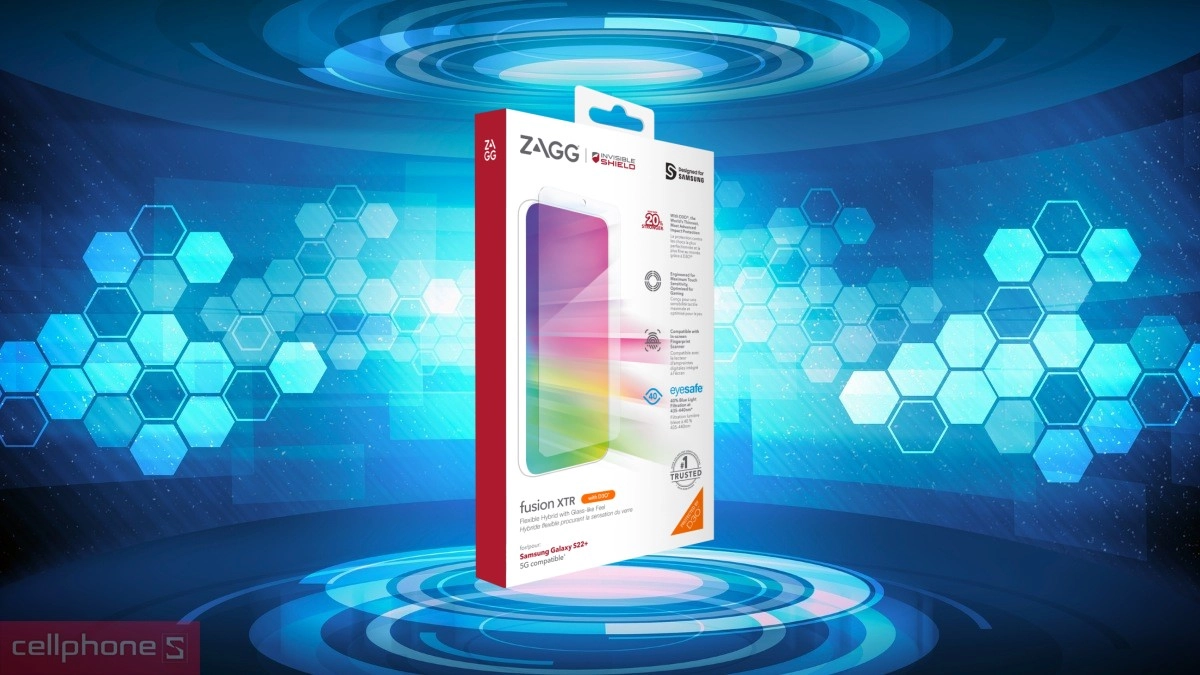 Thiết kế lớp phủ nano cùng Eyesafe® bảo vệ mắt